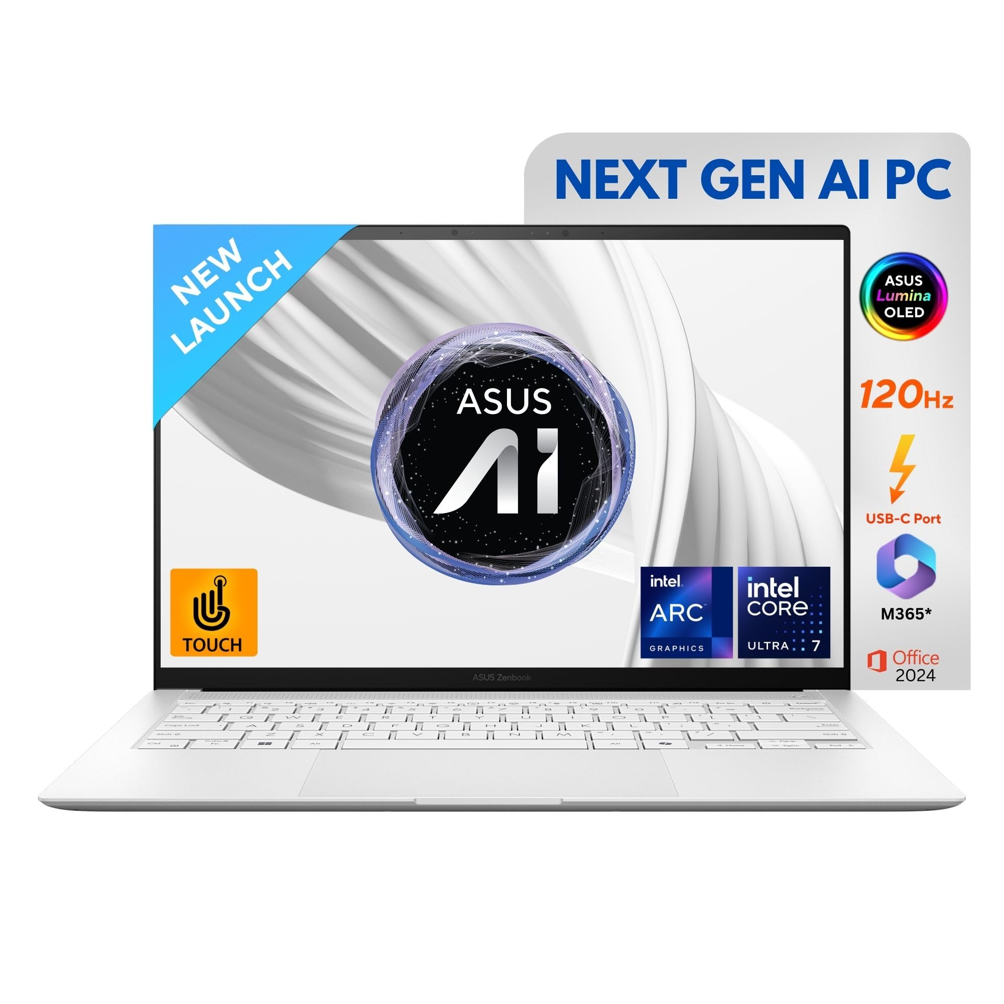 ASUS Zenbook S 14,Intel Core Ultra 7(Series 2),Copilot+ AI PC